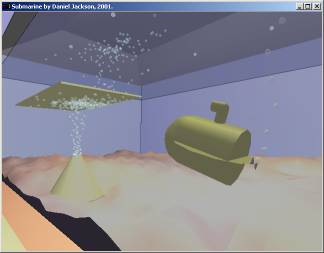 Screenshot of Submarine Demonstration Program